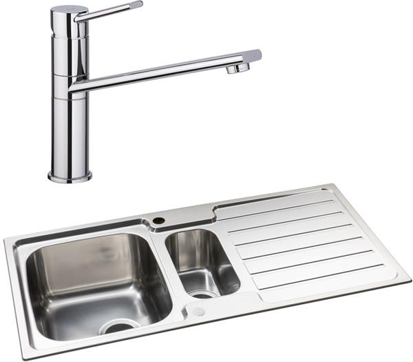 Abode Neron 1.5B Inset St/Steel Sink & Specto Tap Pack