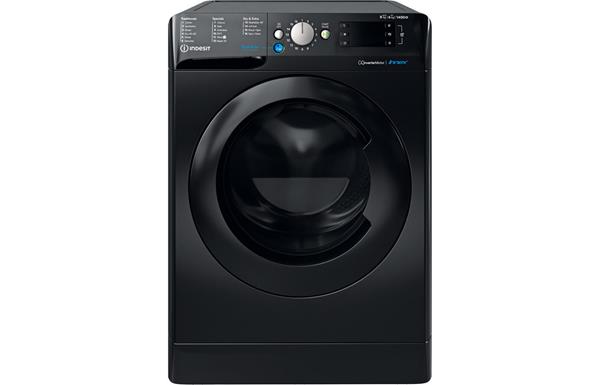 Indesit BDE 86436X B UK N F/S 8/6kg 1400rpm Washer Dryer - Black