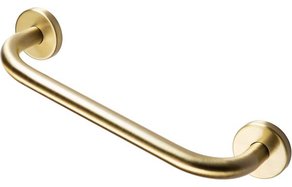 Straight 64cm Grab Rail - Brushed Brass