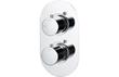 Terros Thermostatic Twin Shower Valve - Single Outlet