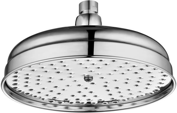 Traditional 200mm Round Shower Head - Chrome