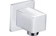 Chrome Wall Outlet Elbow - Square