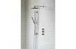 Pluta Shower Pack Three - Triple Two Outlet w/Riser & Overhead Kit