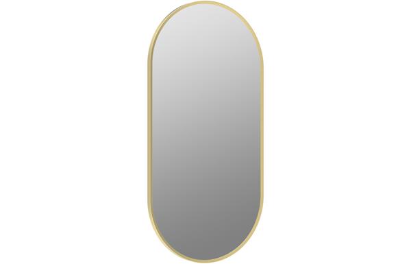 Rikso 800x400mm Oblong Mirror - Brushed Brass