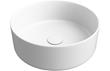 Luxley 355mm Ceramic Round Washbowl & Waste - Matt White