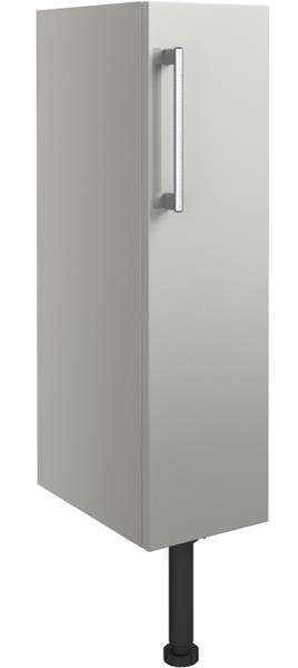 Venosia 200mm Toilet Roll Holder - Light Grey Gloss