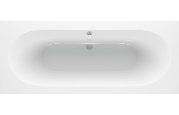 Miamy Round Double Ended SUPERCAST 1700x750x550mm 0TH Bath w/Legs