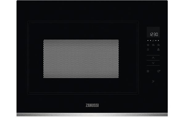 Zanussi ZMBN4SX B/I Microwave - Black Glass & St/Steel