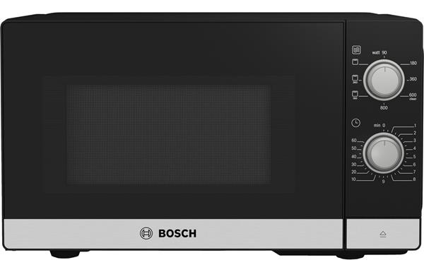 Bosch Series 2 FEL020MS2B F/S Microwave & Grill - Black w/Steel Trim