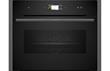 Neff N90 C24FS31G0B B/I Compact Steam Oven - Black w/Graphite Grey Trim