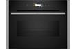 Neff N70 C24MR21N0B B/I Compact Electric Oven & Microwave - Black w/Steel Trim