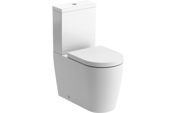 Strasbourg Rimless C/C Fully Shrouded Comfort Height WC & S/C Seat