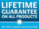 Lifetime Guatantee on all Lakes Classic Collection Shower Doors and Enclosures