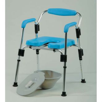 3-in-1 shower chair and Toilet for the Disabled, by Homecraft