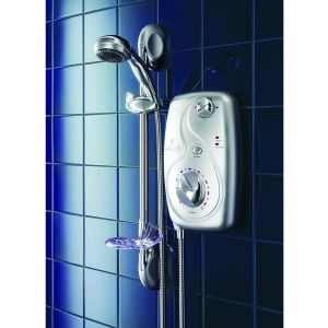 Which Electric Shower - Galaxy Aqua 3000 Satin Chrome shower from MBD Bathrooms