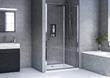 Aqualux Framed 6 Sliding Shower Door 1000mm
