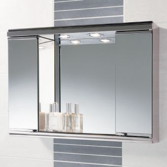 Mirrored Bathroom Cabinets on Mini Burga   Mirrored Bathroom Cabinets With Lights   1012269   By Hib