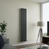 Eucotherm Lynx Vertical 1800 H X 360 W In Textured Anthracite