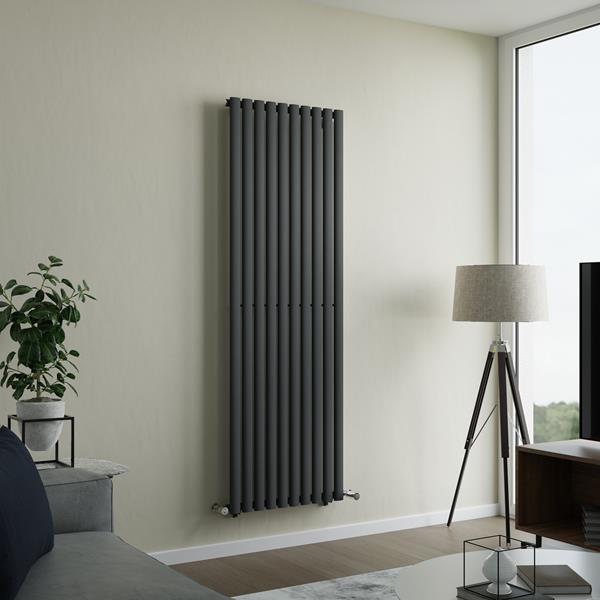 Eucotherm Lynx Vertical 1800 H X 600 W In Textured Anthracite