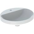 Geberit VariForm Oval 500 x 450mm 1 Tap Hole Countertop Basin Without Overflow