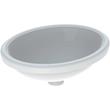 Geberit Variform Oval 420 x 330mm No Tap Hole Undercounter Basin Without Overflow
