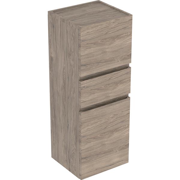 Geberit Renova Plan Hickory Medium 2 Door Cabinet With 1 Drawer
