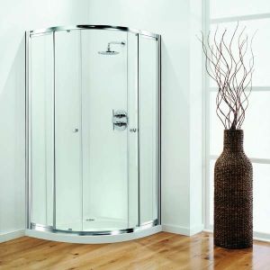 Coram Optima quadrant shower enclosure supplied by MBD Bathrooms.