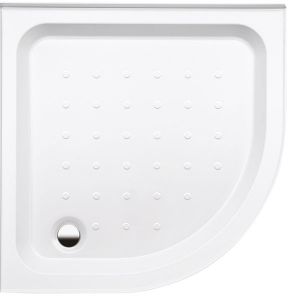 Coram 900mm White Quadrant Riser Tray