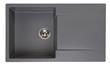 Reginox AMSTERDAM 10 GS Single Bowl Single Drainer Grey Granite Sink