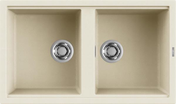 Reginox BEST 450 C Antico (Cream) Double Bowl Granite Sink