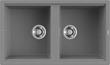 Reginox BEST 450 TT Titanium (Grey) Double Bowl Granite Sink