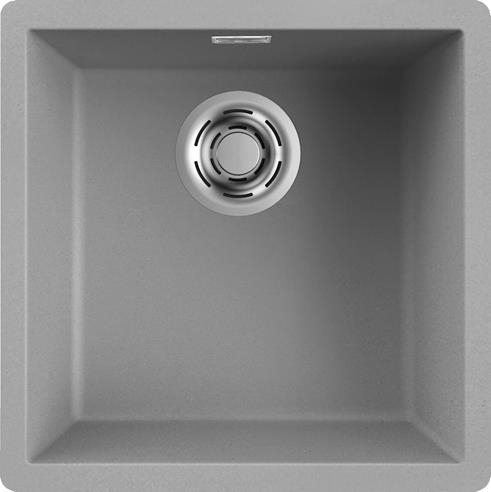 Reginox MULTA 102 LG Integrated Single Bowl Sink Light Grey Granite