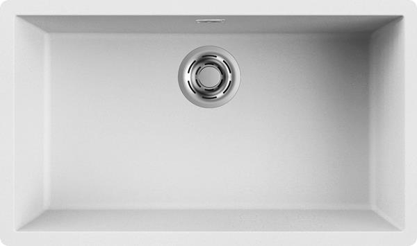 Reginox MULTA 130 W Integrated Single Bowl Sink White Granite