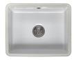 Reginox MATARO Single Bowl Undermount Only White Ceramic Sink