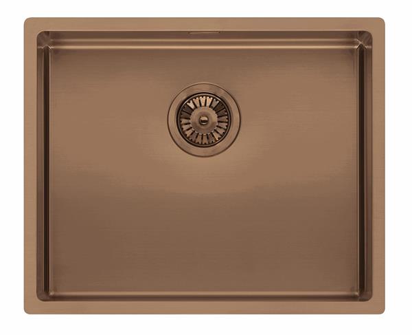 Reginox MIAMI 50X40 COPPER Single Bowl Integrated Sink in PVD copper