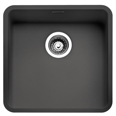 Reginox OHIO 40X40 CB Integrated Single Bowl Sink in Black