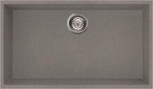 Reginox QUADRA 130 TT Undermount Only Single Bowl Sink Grey Granite