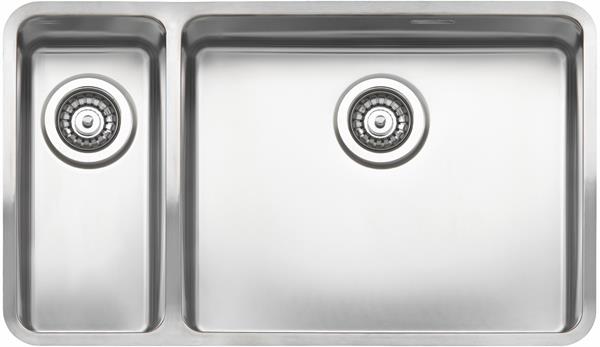 Reginox OHIO 18X40+50X40 L Integrated 1.5 Bowl Sink