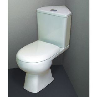 Tribune Space Saving Corner Toilet WC