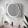 HiB Solas 60 Black LED Steam-Free Bathroom Mirror
