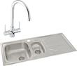 Abode Trydent 1.5B Inset St/Steel Sink & Nexa Tap Pack