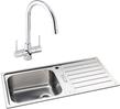 Abode Neron 1B Inset St/Steel Sink & Nexa Tap Pack