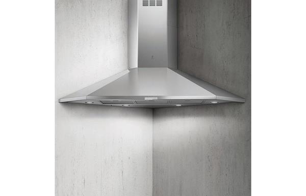 Elica Acuta 100cm Corner Chimney Hood - St/Steel