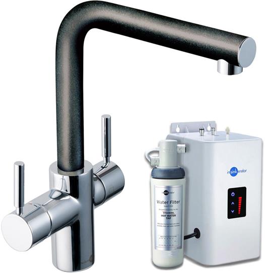 InSinkErator 3N1 L Shape Tap, Neo Tank & Filter Pack - Anthracite