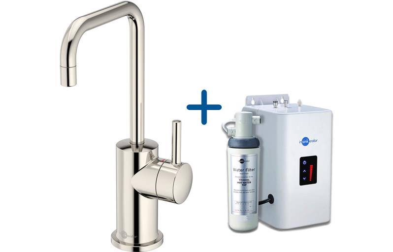 InSinkErator FH3020 Hot Water Tap & Neo Tank - Polished Nickel