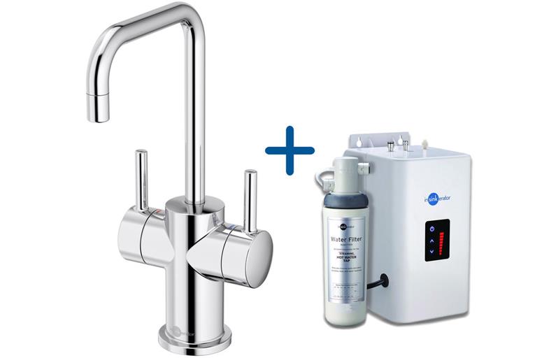 InSinkErator FHC3020 Hot/Cold Water Mixer Tap & Neo Tank - Chrome