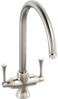 Abode Gosford Monobloc Mixer Tap - Brushed Nickel