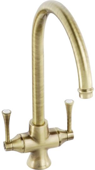 Abode Gosford Monobloc Mixer Tap - Antique Brass