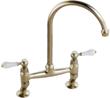 Abode Ludlow Bridge Mixer Tap - Antique Brass