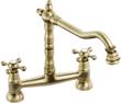 Abode Melford Bridge Mixer Tap - Antique Brass